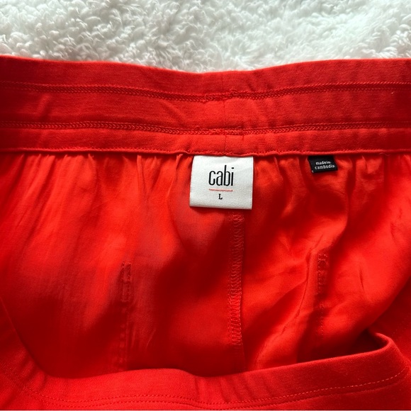 CAbi Women's Orange Trousers.Relaxed fit with elastic waistband.Very comfortable - Picture 3 of 6